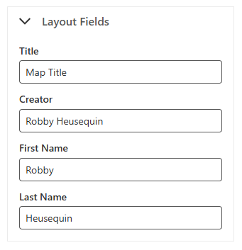 Screenshot how it is auto-filled in VertiGIS Studio Web