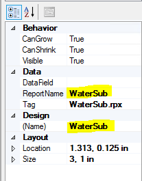 subreport control in main report