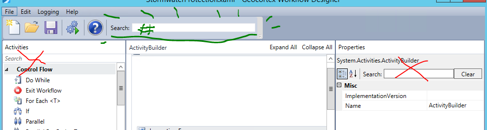 Main Search Bar