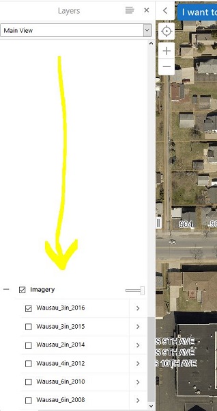 ...having scrolled down the layer appears.