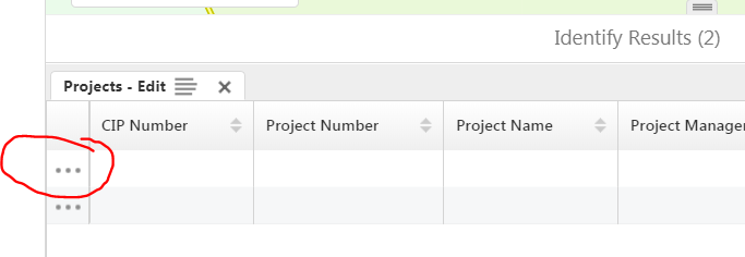 Click on Feature Action in Results Table