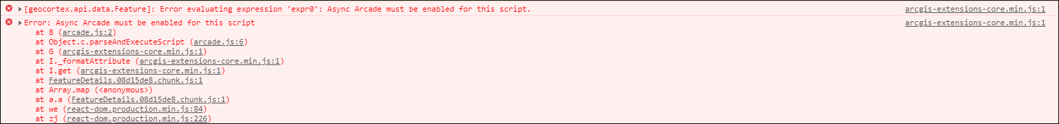 Async Arcade error