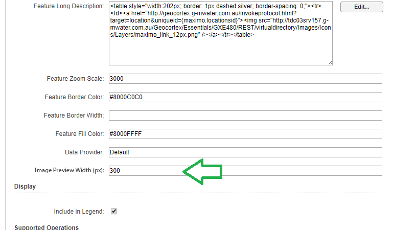 configure width of image preview