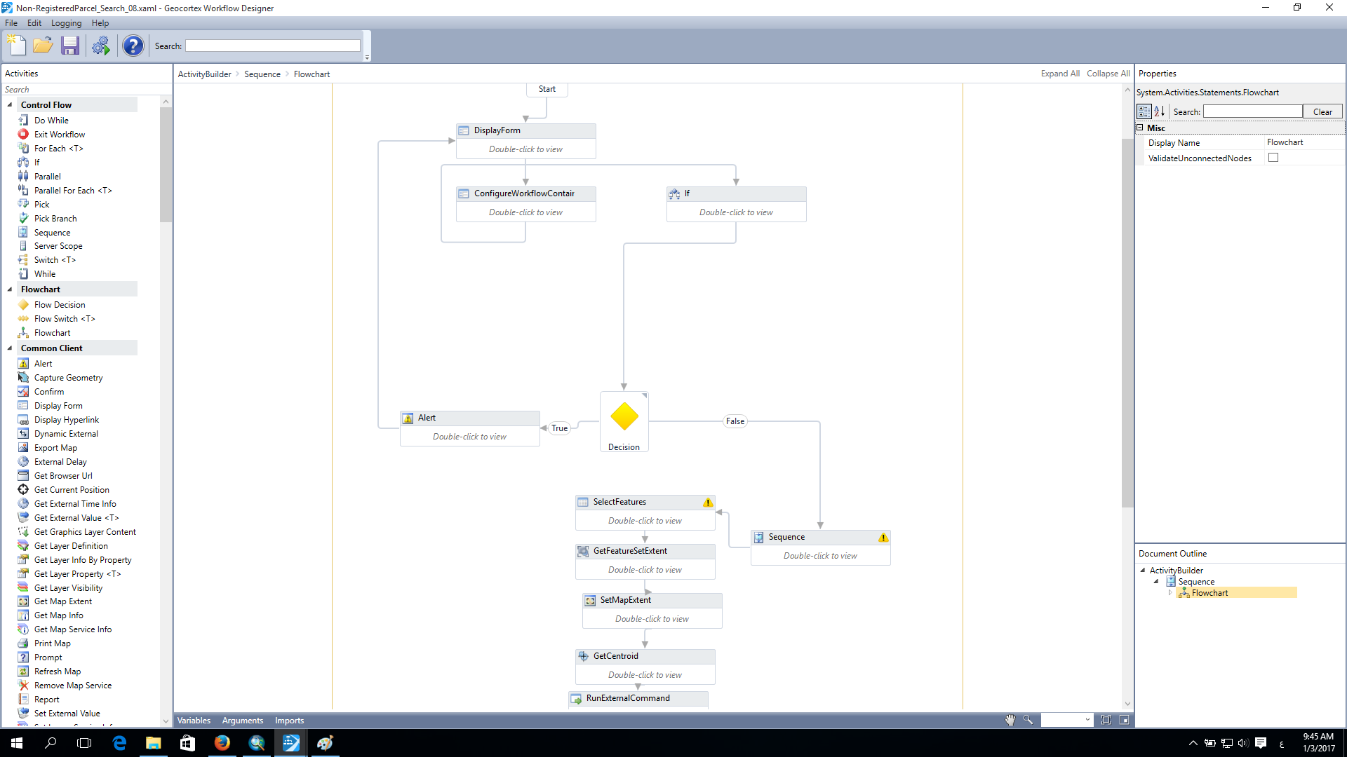 non registered parcel workflow