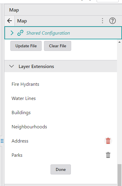 remove layer extensions