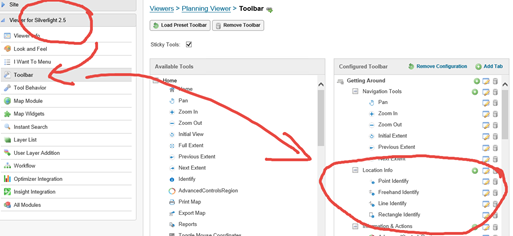HTML5 identify/buffer from point.