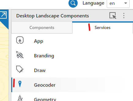 services geocoder