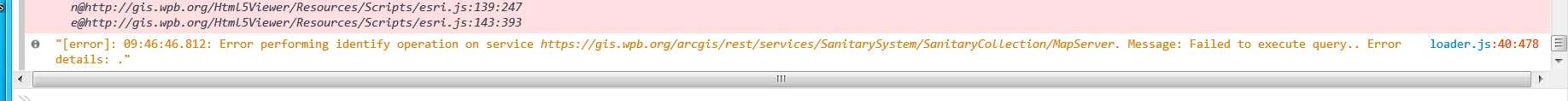 failure to identy features