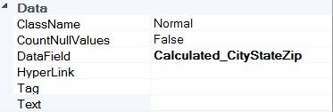 DataField example