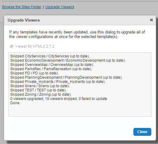 Screenshot of essentials skipping the HTML5 viewer upgrades