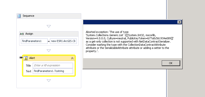 FindParameters Error