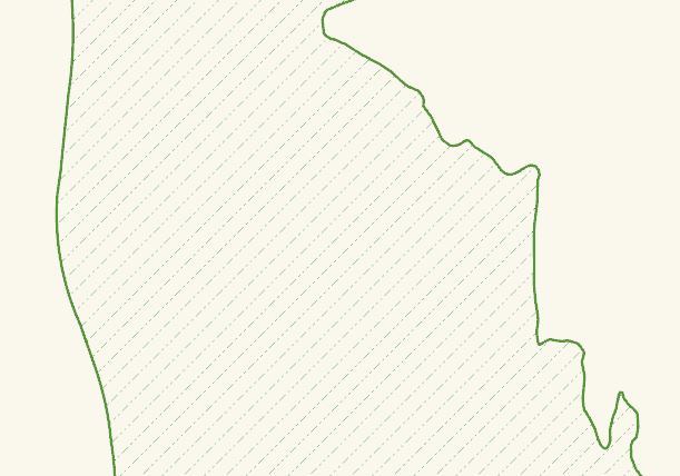 Area to be selected using identify tool