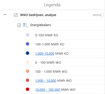 Image showing legend with unwanted hyperlinks