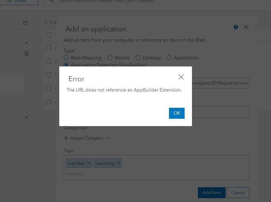 GeocortexReportingError