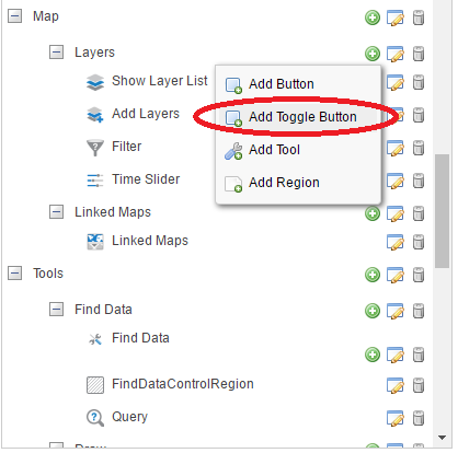 Add a toggle button