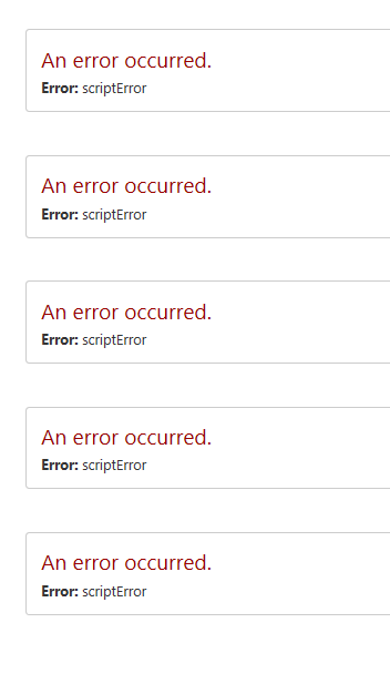 Script Error