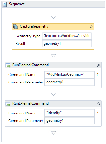 Workflow activities to draw a point and identify it