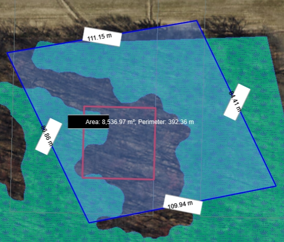 Image showing markup halos mirrored on vertical axis.